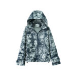 Dior Navy Hooded Jacket with Jungle Print Design