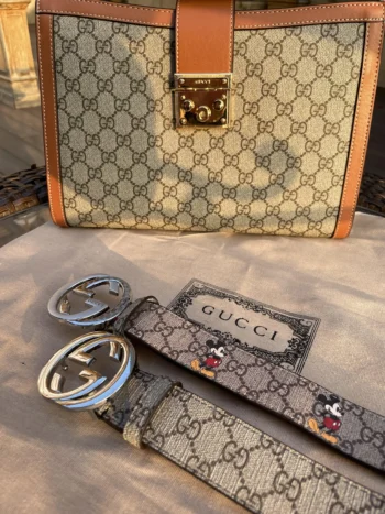 Luxury Designer Men’s Belt Collection – Signature GG Supreme Canvas with Classic & Limited-Edition Prints